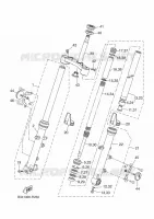 FOURCHE pour Yamaha TRACER 35KW 2018