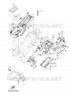 GARDE BOUE pour Yamaha TRACER 35KW 2018