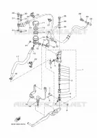 MAITRE CYLINDRE DE FREIN ARRIERE pour Yamaha TRACER 35KW 2018