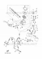 MAITRE CYLINDRE DE FREIN AVANT pour Yamaha TRACER 35KW 2018