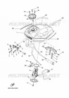 RESERVOIR A ESSENCE pour Yamaha TRACER 35KW 2018