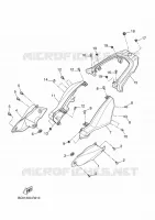 COUVERCLE LATERAL pour Yamaha TRACER 35KW 2018