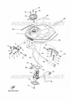 RESERVOIR A ESSENCE pour Yamaha TRACER 35KW 2018