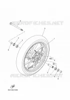 ROUE AVANT pour Yamaha TRACER 35KW 2018