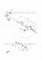 AXE DE SELECTEUR / PEDALE pour Yamaha TRACER 35KW 2018