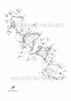 CARENAGE 2 pour Yamaha TRACER 35KW 2018