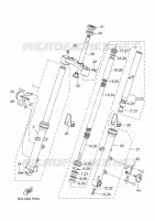 FOURCHE pour Yamaha TRACER 35KW 2018