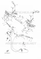 GUIDON ET CABLES pour Yamaha TRACER 35KW 2018
