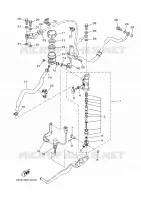 MAITRE CYLINDRE DE FREIN ARRIERE pour Yamaha TRACER 35KW 2018
