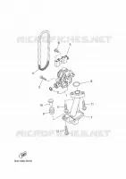POMPE A HUILE pour Yamaha TRACER 35KW 2018