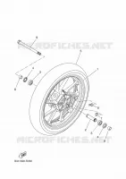 ROUE AVANT pour Yamaha TRACER 35KW 2018