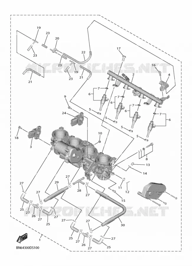 ADMISSION 2 Yamaha MOTO 600 2018 R6  YZF600