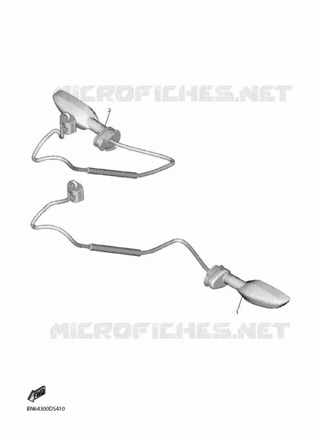CLIGNOTANT Yamaha MOTO 600 2018 R6  YZF600