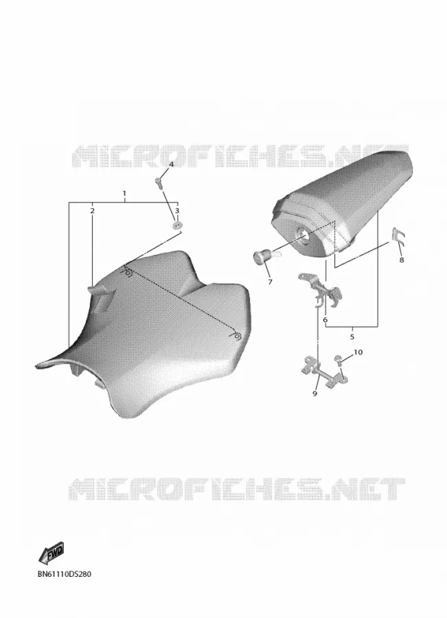 SELLE Yamaha MOTO 600 2018 R6  YZF600