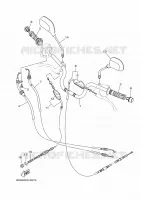 GUIDON ET CABLES pour Yamaha YBR 2018