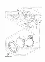 PHARE  pour Yamaha YBR 2018