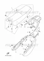 SELLE pour Yamaha YBR 2018