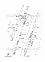 FOURCHE pour Yamaha YBR 2018