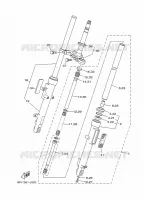 FOURCHE pour Yamaha YBR 2018