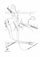 GUIDON ET CABLES pour Yamaha YBR 2018
