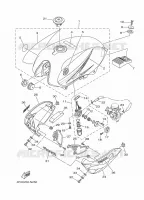 RESERVOIR A ESSENCE pour Yamaha YBR 2018