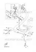 MAITRE CYLINDRE DE FREIN AVANT pour Yamaha MT 2018