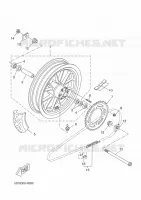 ROUE ARRIERE pour Yamaha MT 2018