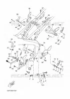 BEQUILLE / REPOSE PIEDS pour Yamaha MT 2018