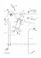 GUIDON ET CABLES pour Yamaha MT 2018