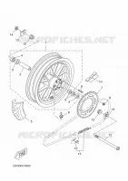 ROUE ARRIERE pour Yamaha MT 2018