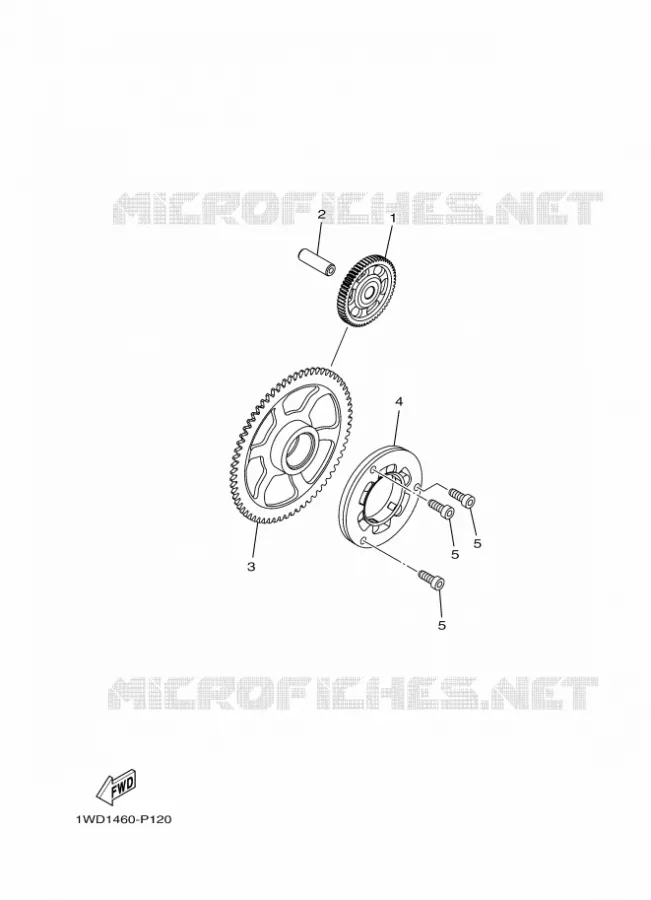 EMBRAYAGE DE DEMARREUR Yamaha MOTO 300 2018 R3  YZF-R3A
