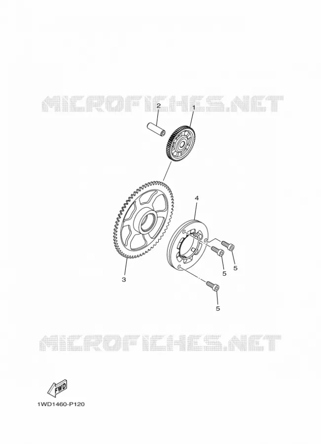 EMBRAYAGE DE DEMARREUR Yamaha MOTO 250 2018 R25  YZF-R25A