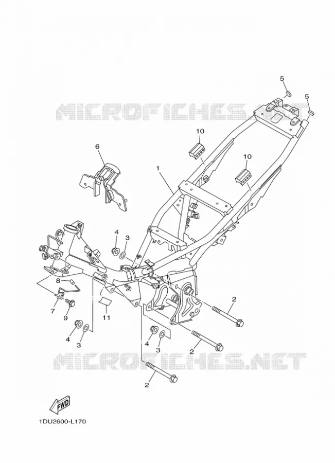 CADRE Yamaha SCOOTER 110 2018 CRYPTON  T110C