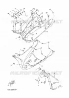 BEQUILLE / REPOSE PIEDS pour Yamaha AEROX 4 2018