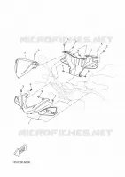 CARENAGE 1 pour Yamaha AEROX 4 2018