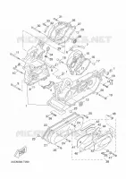 CARTER MOTEUR pour Yamaha AEROX 4 2018