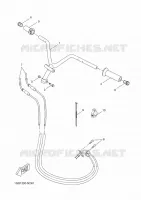 GUIDON ET CABLES pour Yamaha AEROX 4 2018