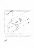 PHARE  pour Yamaha AEROX 4 2018