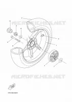 ROUE ARRIERE pour Yamaha AEROX 4 2018