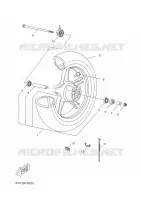 ROUE AVANT pour Yamaha AEROX 4 2018