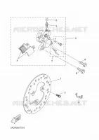 ETRIER DE FREIN AVANT pour Yamaha NEOS 4 2018