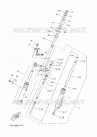 FOURCHE pour Yamaha NEOS 4 2018