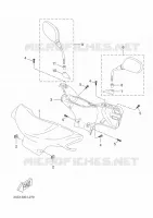 CARENAGES 1  pour Yamaha NEOS 4 UBS 2018