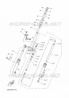 FOURCHE pour Yamaha NEOS 4 UBS 2018