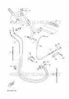 GUIDON ET CABLES pour Yamaha NEOS 4 UBS 2018