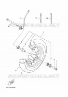 ROUE AVANT pour Yamaha NEOS 4 UBS 2018