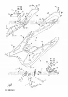 SUPPORT / REPOSE PIEDS pour Yamaha NEOS 4 UBS 2018