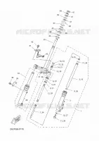 FOURCHE pour Yamaha NEOS 4 UBS 2018