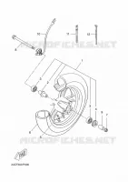 ROUE AVANT pour Yamaha NEOS 4 UBS 2018