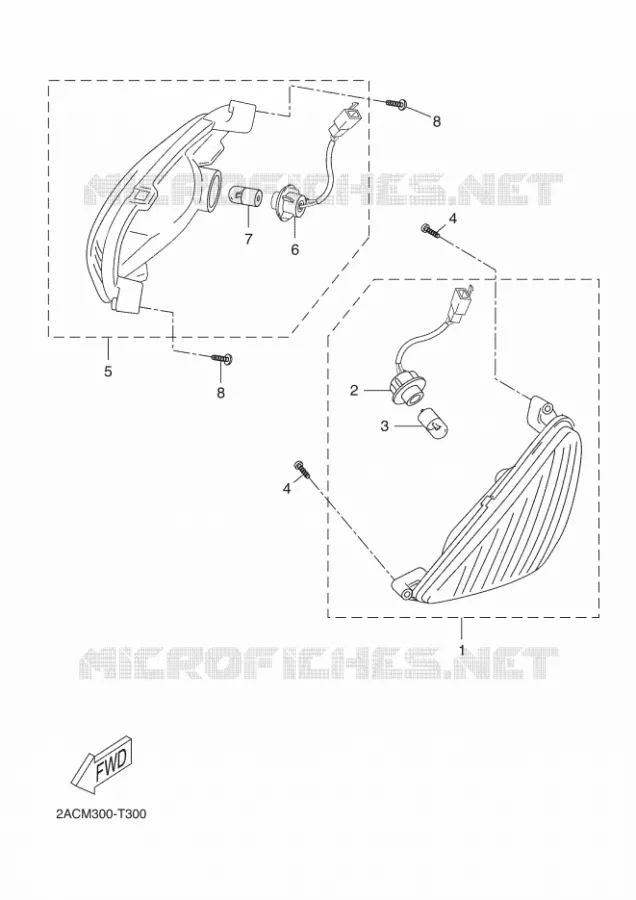 CLIGNOTANT Yamaha SCOOTER 50 2018 NEOS 4 UBS  YN50FU